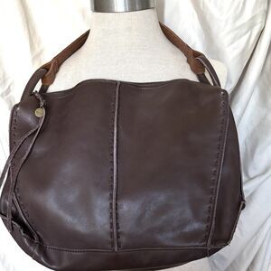 The Sak Brown Leather Hobo Bag